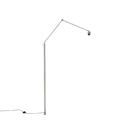 Stojaca lampa s ramenom oceľ - Editor