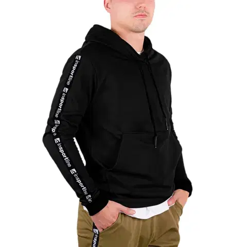 Pánska mikina inSPORTline Straphoodie Farba khaki, Veľkosť XL