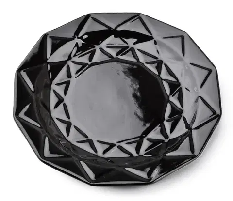 Keramický Tanier Adel 24 cm čierny