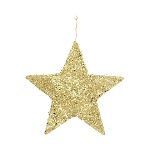Dekoria Dekorácia Golden Star 30cm, 30 x 1 cm