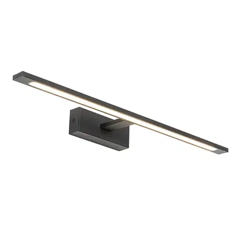 Moderná nástenná lampa čierna 62 cm vrátane LED IP44 - Jerre
