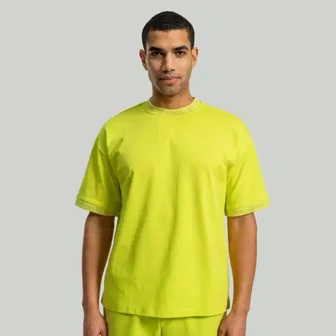 STRIX Tričko Oversized Heavy Chartreuse  LL