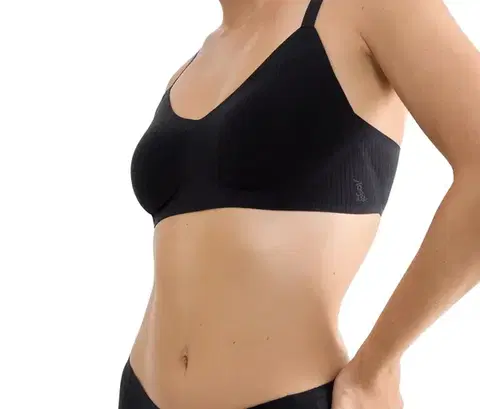 Podprsenka sloggi ZERO Feel Pure Soft Bra, čierna