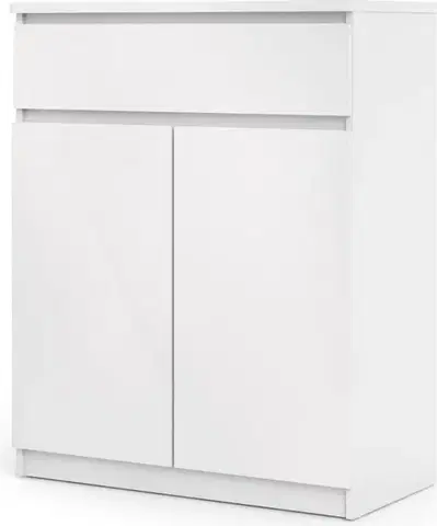 Komoda Simplicitous 234 80 cm biela lesklá
