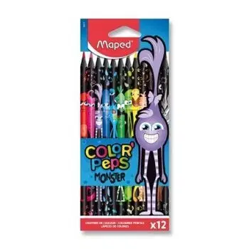 Pastelky MAPED Color' Peps Monster 12 ks - Maped