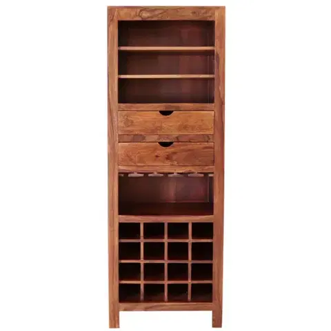 Barová skriňa Amba 65x180x45 z indického masívu palisander