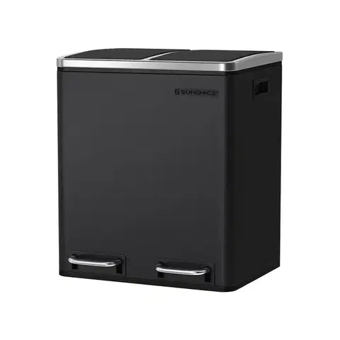 Odpadkový kôš Rubax 2x15 L čierny