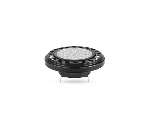  LED Žárovka AR111 G53/12W/12V 3000K černá 30° 