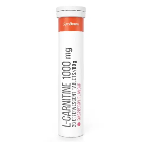 GymBeam L-Karnitín 1000 mg šumivý 20 tab. malina