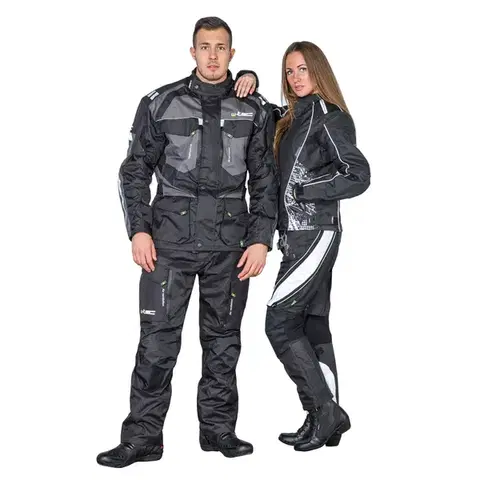 Pánske moto nohavice W-TEC Kaluzza Farba čierna, Veľkosť 4XL