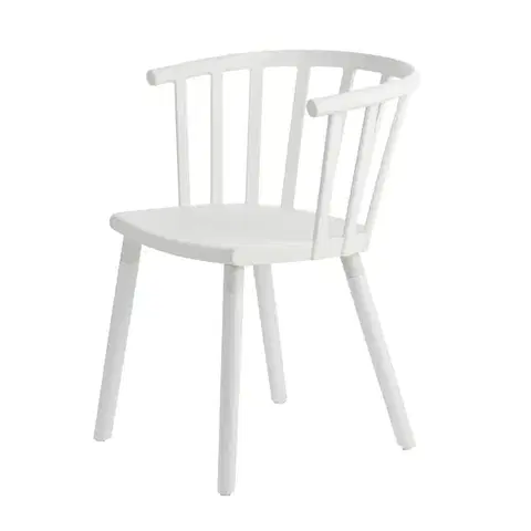 Dekoria Stolička Madlen White, 76 x 43 x 54 cm