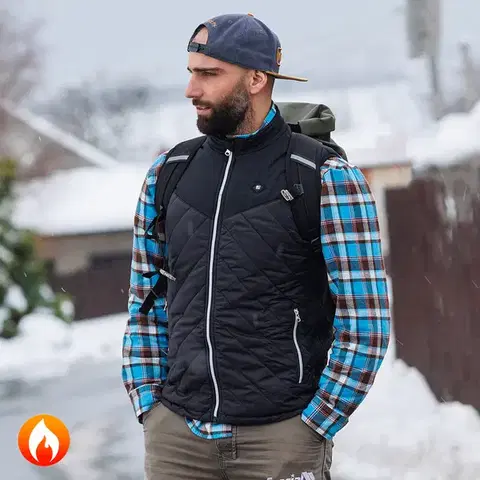 inSPORTline Electronics WARMhim čierna - S