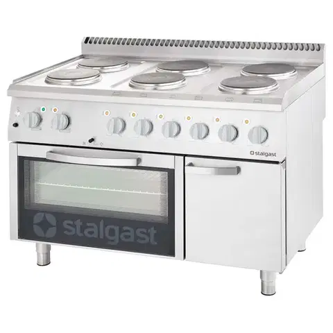 STALGAST Elektricky sporák s rurou GN2/1 STALGAST, 6x2,5kW