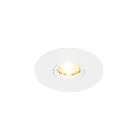 Inteligentné zapustené bodové svietidlo biele vrátane Wifi GU10 50mm - Buco