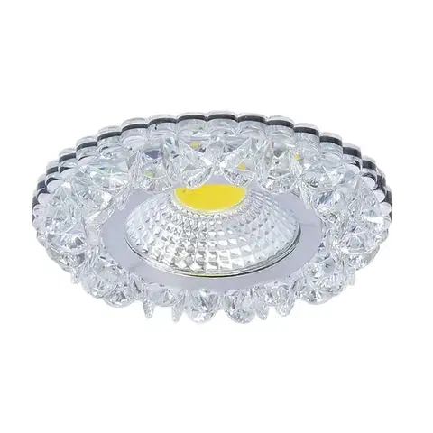 Okrúhle stropné svietidlo, bezfarebné, LED, 5W, SAK-03