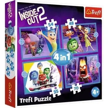 Puzzle V hlave 2 4v1 Trefl