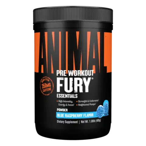 Universal Nutrition Animal Fury modrá malina