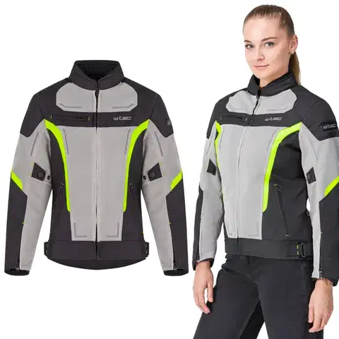 W-TEC Mirelia čierno-šedo-fluo - S