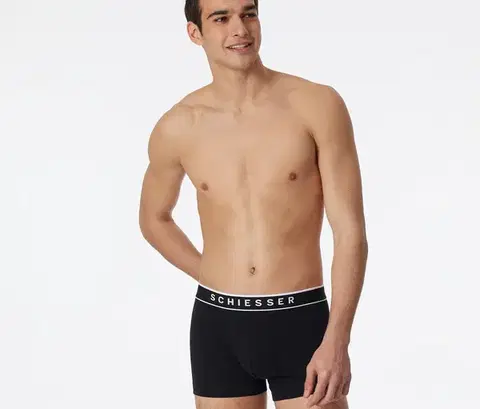Boxerky SCHIESSER, 3 ks, čierne