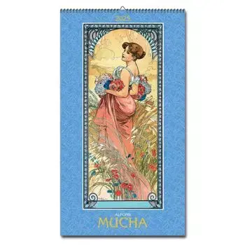 Nástenný kalendár Alfons Mucha 2025