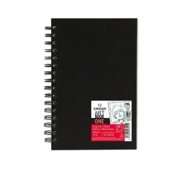 CANSON Art Book ONE 100g, 80 listov, 21,6x27,9cm, krúžková väzba
