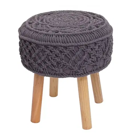 Macramé taburet
