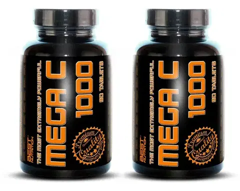 Mega C 1000 - Best Nutrition 90 tbl. + 90 tbl.