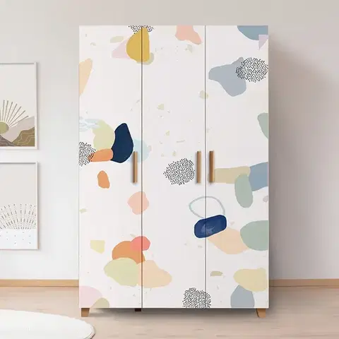Šatníková skriňa Leva 120 cm borovica Atlantic/viacfarebná