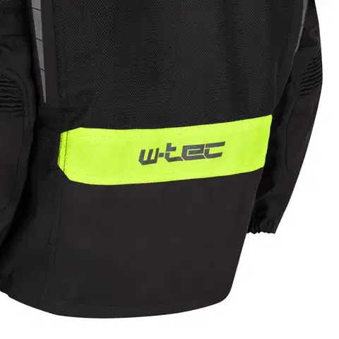 Detská rastúca letné moto bunda W-TEC Pinapoco Farba čierna-fluo, Veľkosť S/M