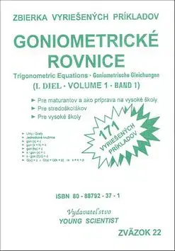 Goniometrické rovnice I. diel - RNDr. Marián Olejár