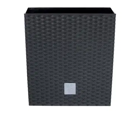 PROSPERPLAST - Kvetináč Rato LOW 17cm antracit