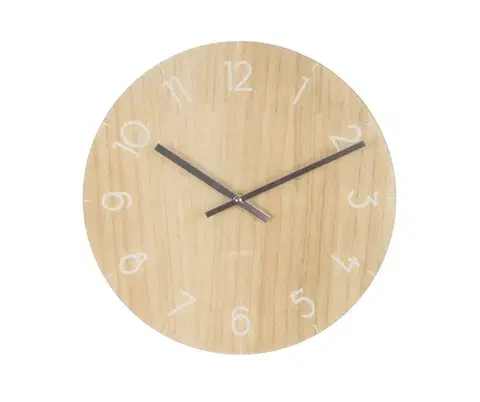 Nástenné hodiny KA5619wd, Karlsson Wood medium light, 40cm