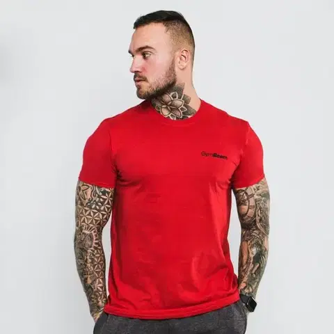 GymBeam T-shirt Basic Cherry Red  XXL