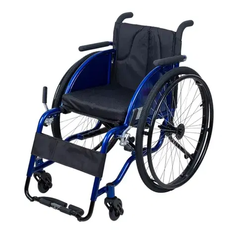 Mechanický skladací športový invalidný vozík inSPORTline Brenstark odľahčený • 11,7kg • do 100kg