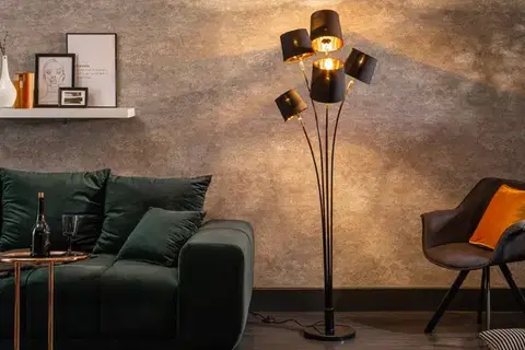 Stojací lampa LANSING Dekorhome