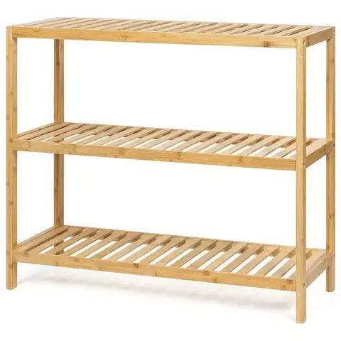 Kúpeľňová polica WABISABI RACK 3, bambusová