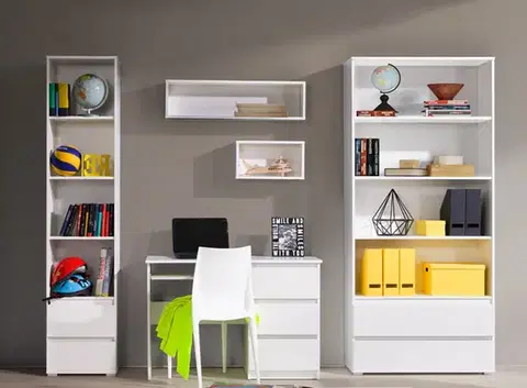 ArtMadex Široký regál COSMO C03 | biela