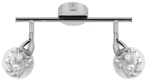 Stropné LED svietidlo SMD Bolo chróm