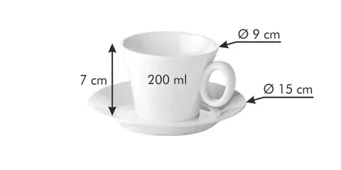 Tescoma hrnček na cappuccino ALLEGRO, s tanierikom