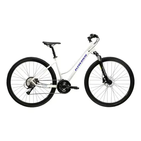 Kross Evado 4.0 28" - model 2025 šedá / námornícka modrá / lesk - M (17", 158-170 cm)