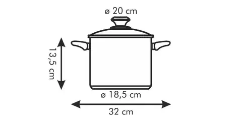 Tescoma hrniec PRESTO s pokrievkou ø 20 cm, 4.0 l