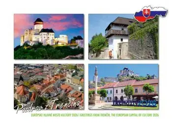 (A6) Pohľadnica A6 Pozdrav z Trenčína - tvorme s.r.o.