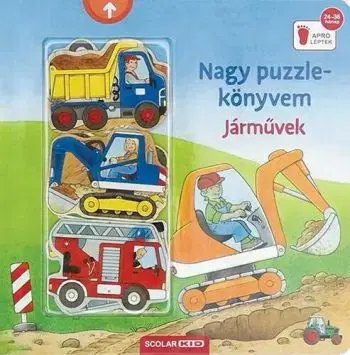 Nagy puzzle-könyvem - Járművek - Sabine Cunová, Andrea Illés