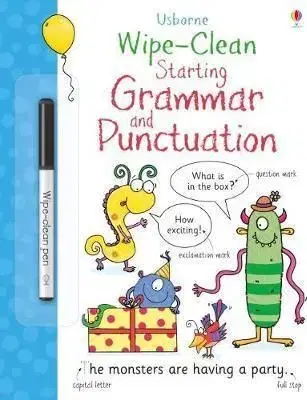Wipe clean Starting Grammar and Punctuation - Jane Bingham