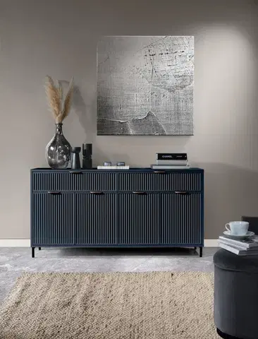 GRACE STYLES široká komoda LS-1, indigo