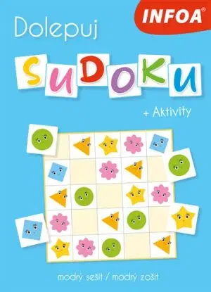 Dolepuj sudoku + Aktivity - modrý sešit / modrý zošit (CZ/SK vydanie)