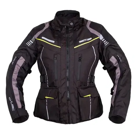 Dámska touringová moto bunda W-TEC Smackton Lady Farba čierno-zelená, Veľkosť L rozšírená