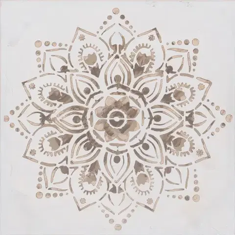 Dekoria Maľba na plátne Mandala I 60x60cm, 60 x 4 x 60 cm