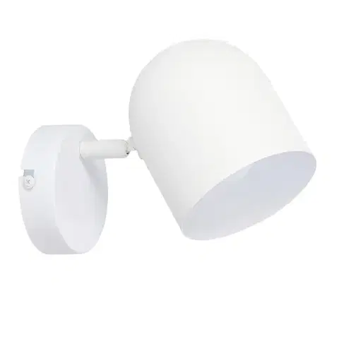 Biela nástenná lampa kovová nástenná lampa Azuro