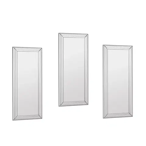 Decorative Mirror Set (3 Pieces) Mini Neom - Transparent